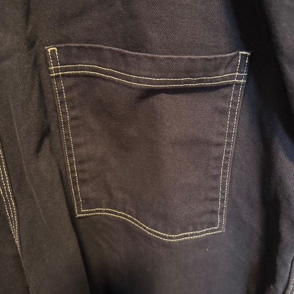 Big Bud Press Overalls Navy Blue White Stitching Plus Size 4X - Picture 13 of 15
